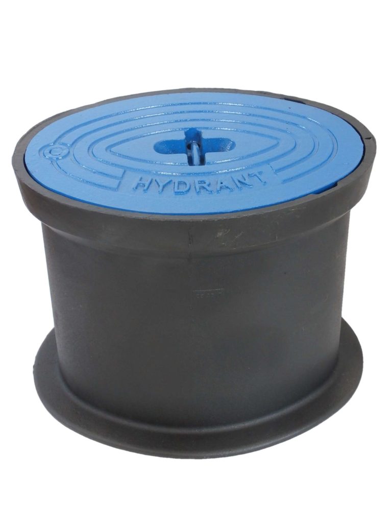 Poklop hydrantový ČSN modrý