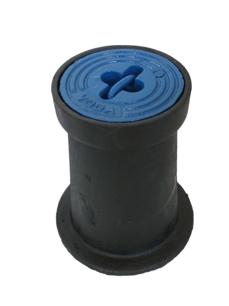 Poklop přípojkový ČSN modré víčko