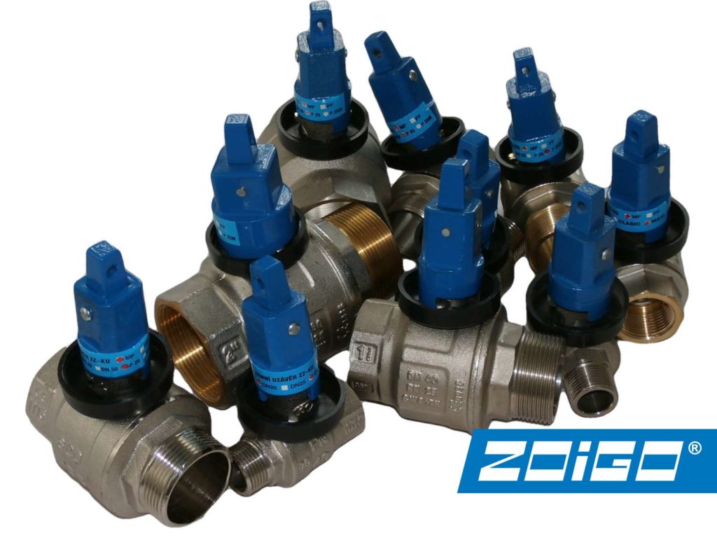 Zemní kulový uzávěr MF,FF ZZ-MAXI, ZZ-CLASSIC