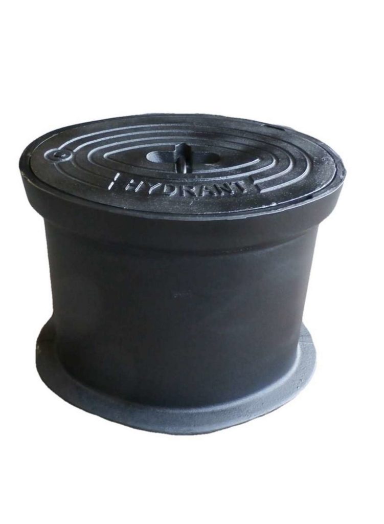 Poklop hydrantový ČSN černé víčko